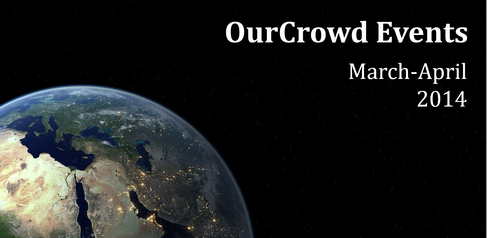 OurCrowd Events March-April