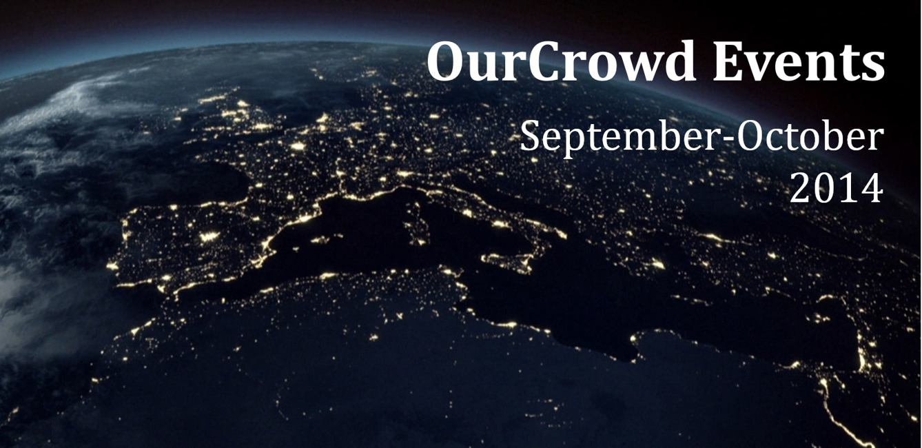 OurCrowd Events September-October